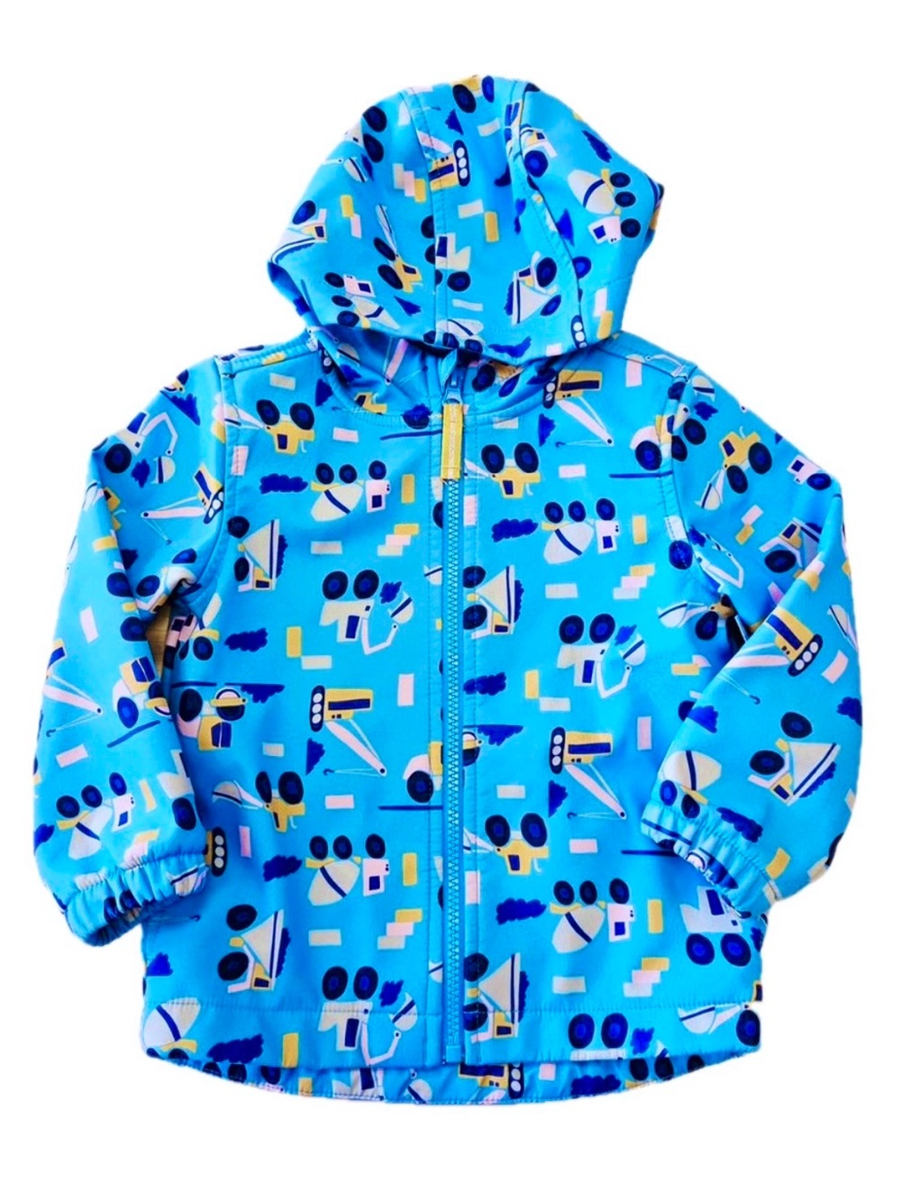 👷🚧🏗️🦺🌧️💧5T CJ construction waterproof LINED rain jacket👷 🚧🏗️🦺🌧️💧HTF!